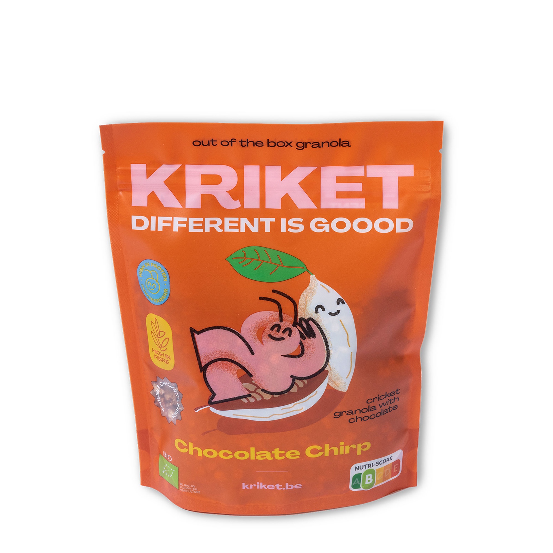 Kriket Chocolate Chirp granola - Box of 8 units