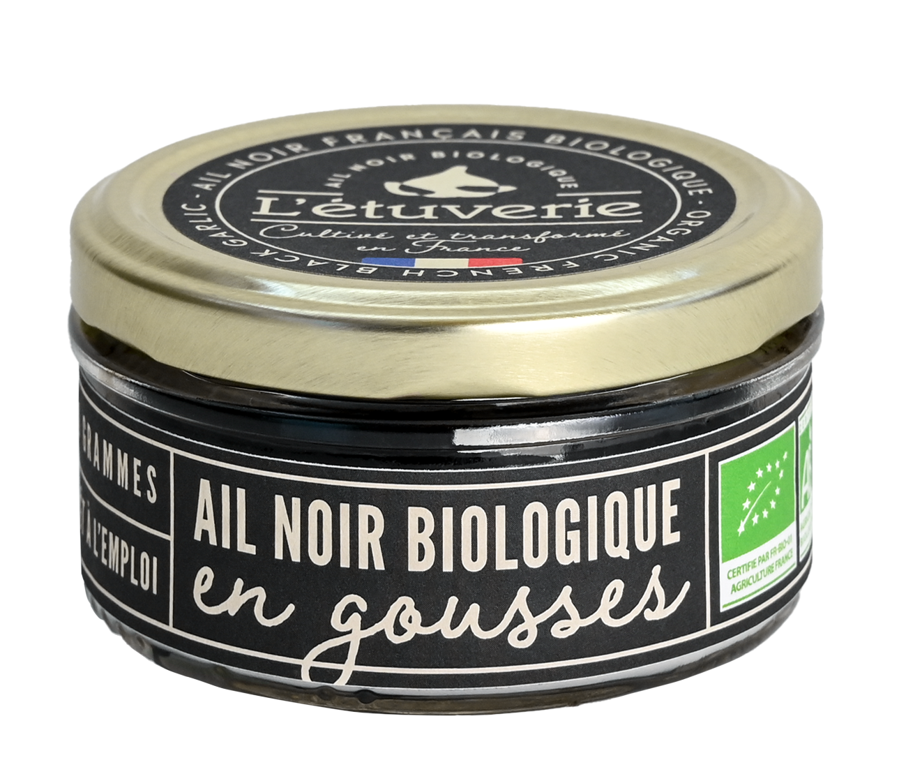 L’étuverie - Biologische zwarte knoflook gepeld - 70gr