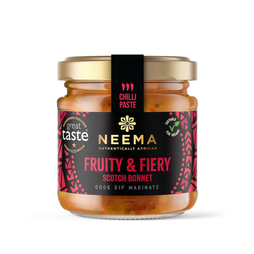 Neema - Fruitige &amp; Vurige Scotch Bonnet Chilipasta - 90gr