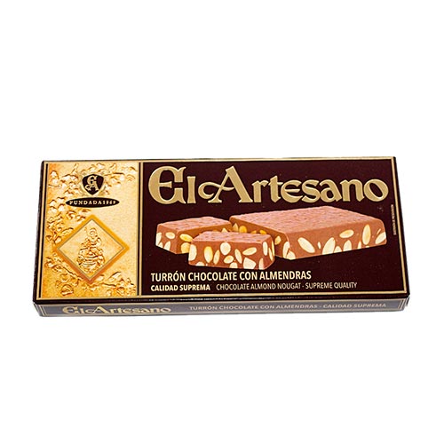 El Artesano Turrones - Chocolate Con Leche Y Almendras - 200gr
