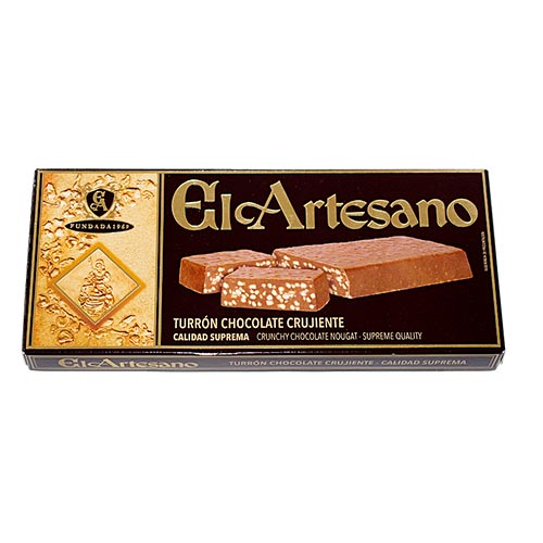 El Artesano Turrones - Turrón Chocolate Crujiente - 200gr