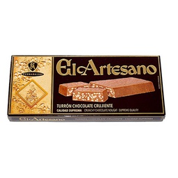 El Artesano Turrones - Crunchy Chocolate Nougat - 200gr