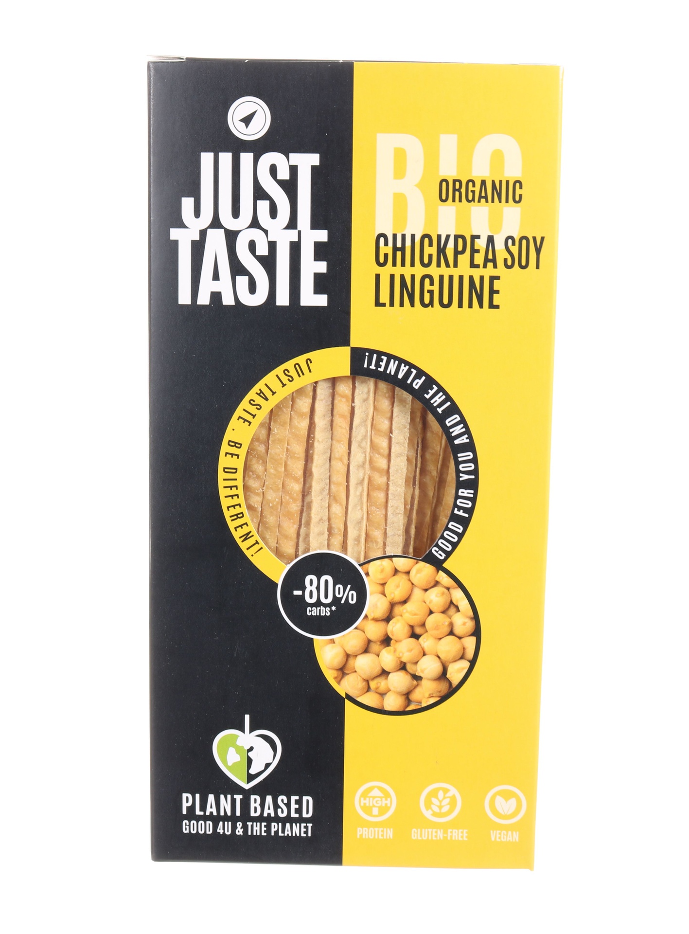 Just Taste - Linguines aux Pois Chiches Biologiques - 250gr