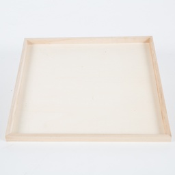 Asiana - Wooden shelf square 38*38*2cm - 225gr