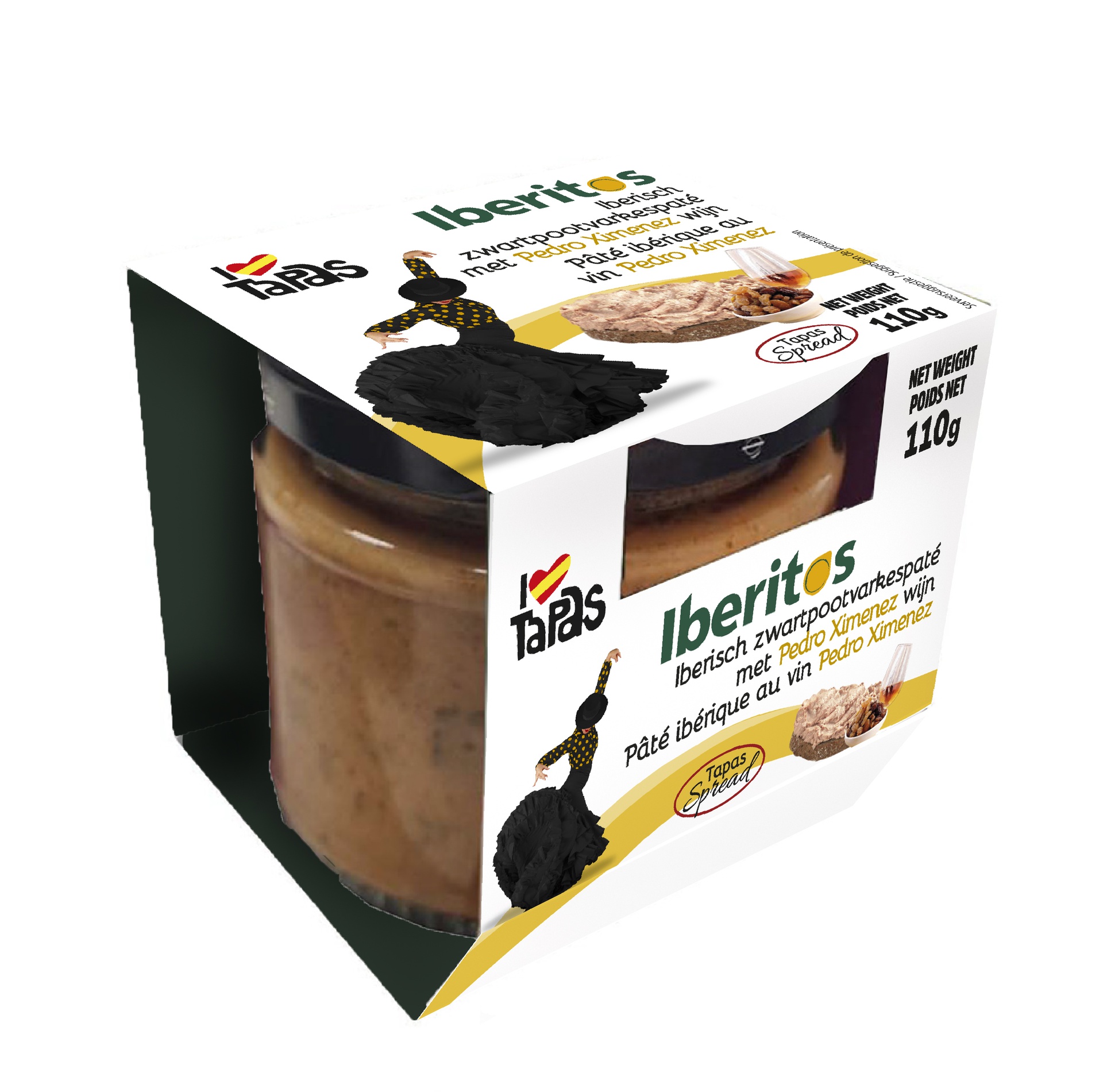 Iberitos - Iberian Black Pig Pate With Pedro Ximenez Wine - 110gr