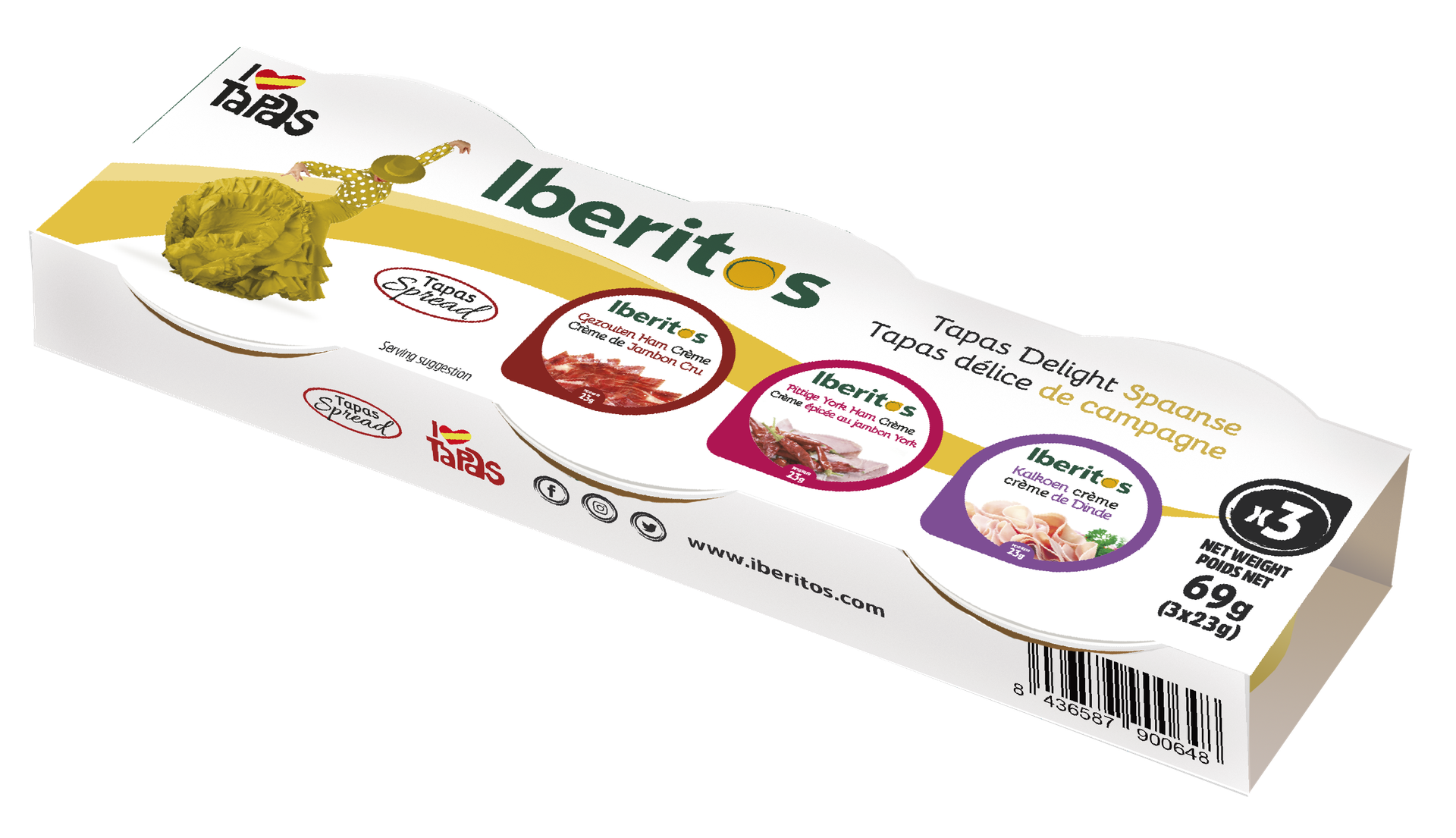 Iberitos - Spaanse tapas Delight - 3x23gr 