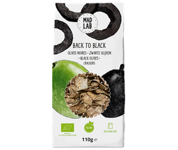 MadLab - Black olive crackers &quot;Back to Black&quot; - 110gr